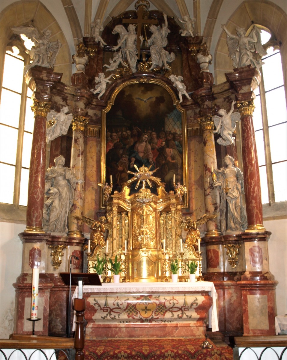 The high altar of Bürgerspital church in Graz (photo by Anja Lindbichler, 2018)
