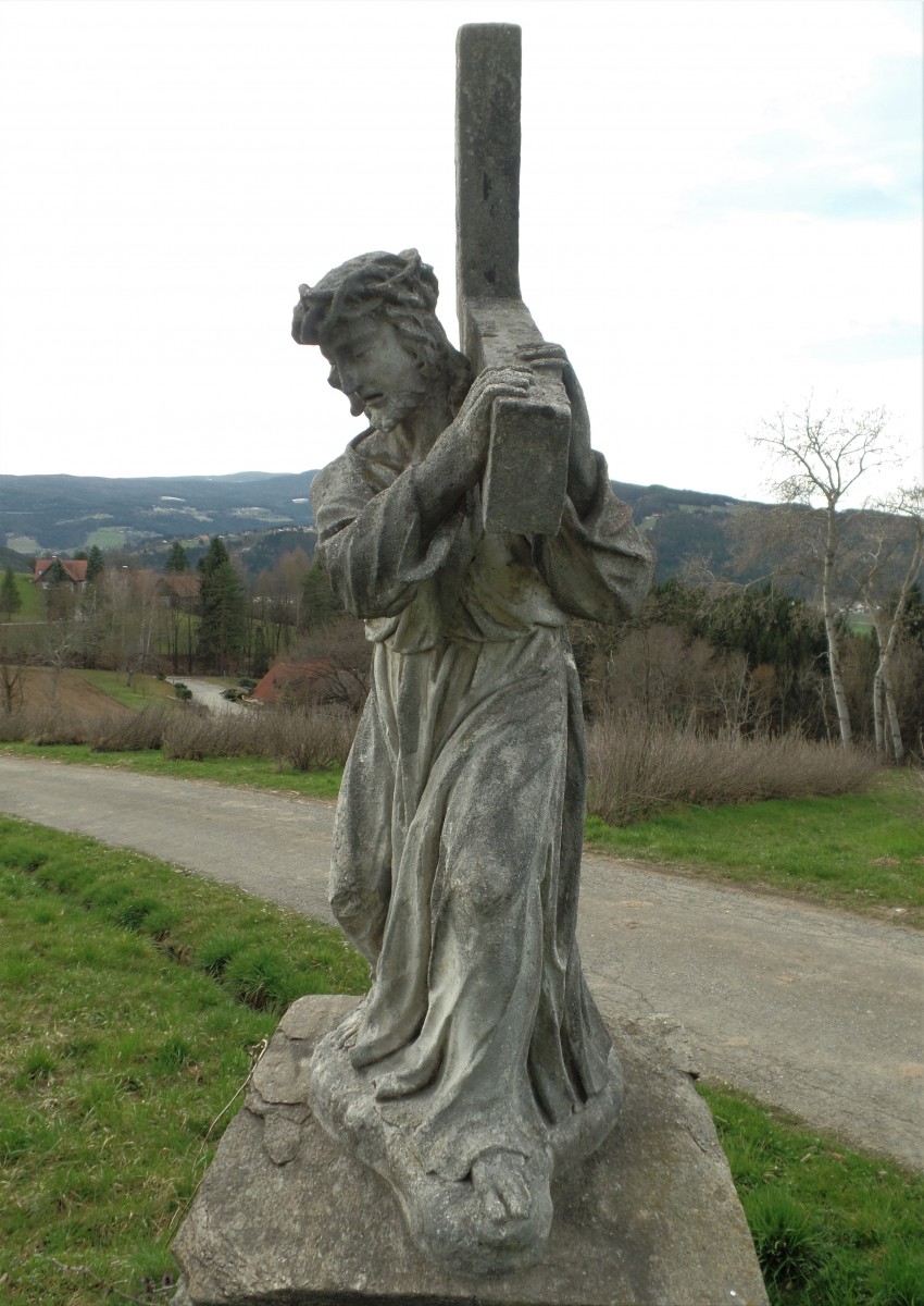 Christ carrying the cross, Söding-St. Johann (photo by Dagmar Probst, 2018)