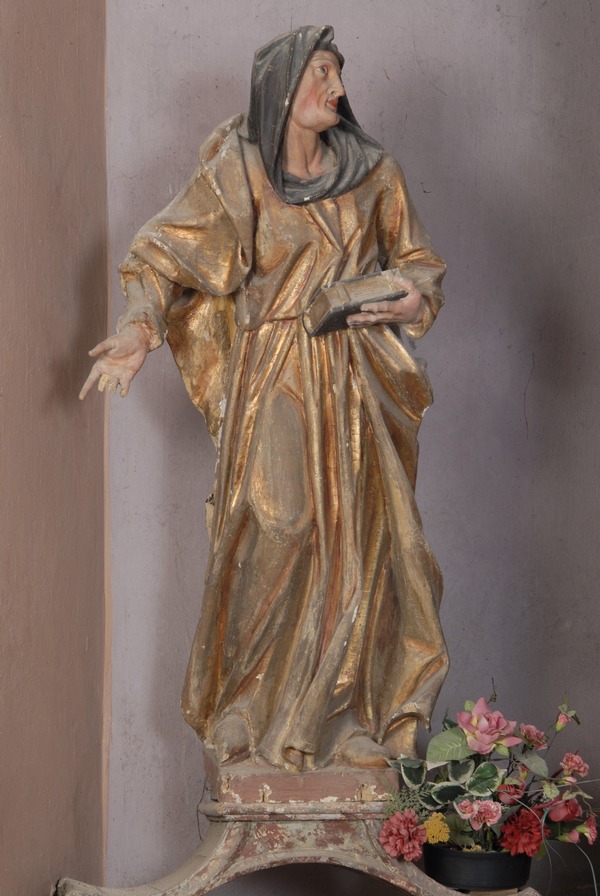 Saint Anna on the side altar of Saint Joseph in Taborsko (Photo by: Croatian Conservation Institute, 2009)