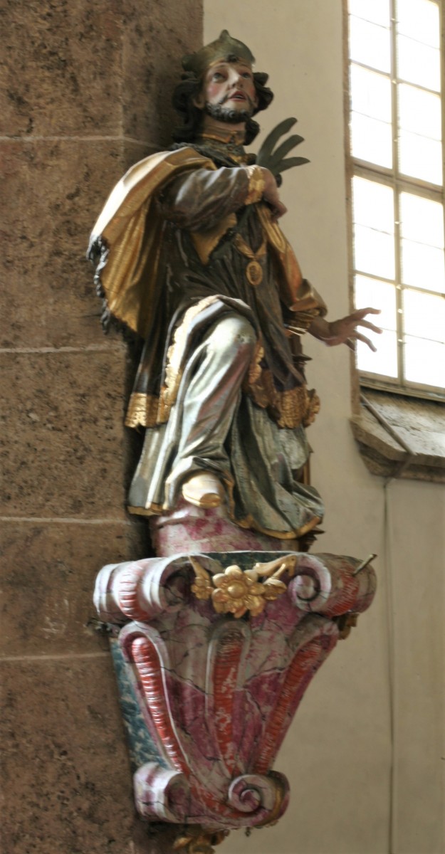 The sculpture of St John of Nepomuk, parish church, Semriach (photo by Diocesan Museum Graz, Karin Weninger, 2006)