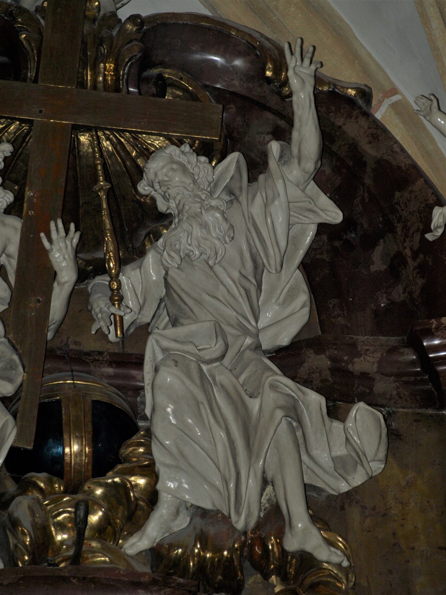 God the Father, detail, high altar, Bürgerspital church, Graz (photo by Anja Lindbichler, 2018)