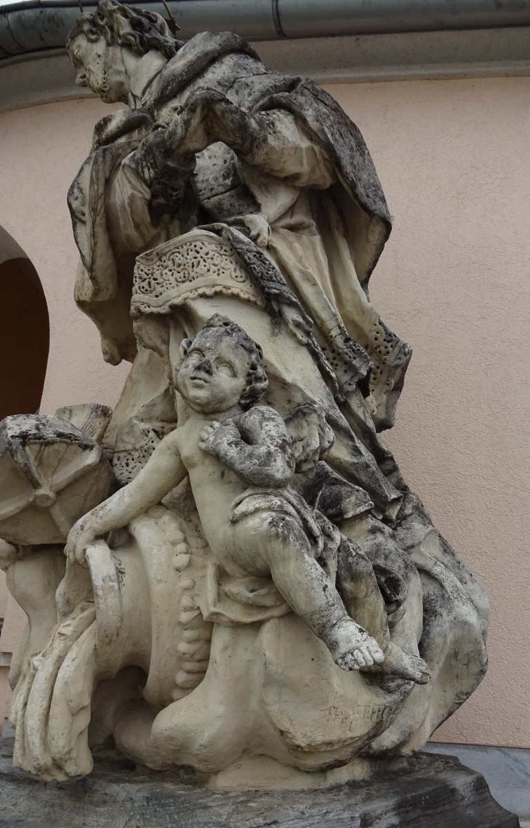 St John of Nepomuk, Detail (photo by Nathalie Winter, 2018)