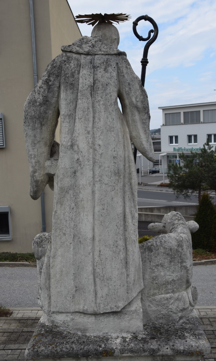 Back of the statue, St Stefan im Rosental (photo by Christina Pichler, 2018)