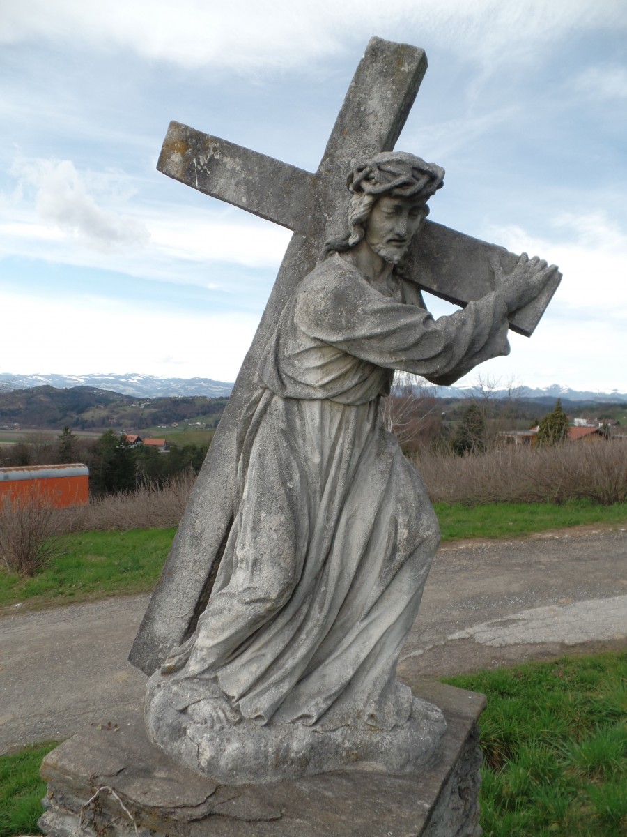 Christ carrying the cross, Söding-St. Johann (photo by Dagmar Probst, 2018)